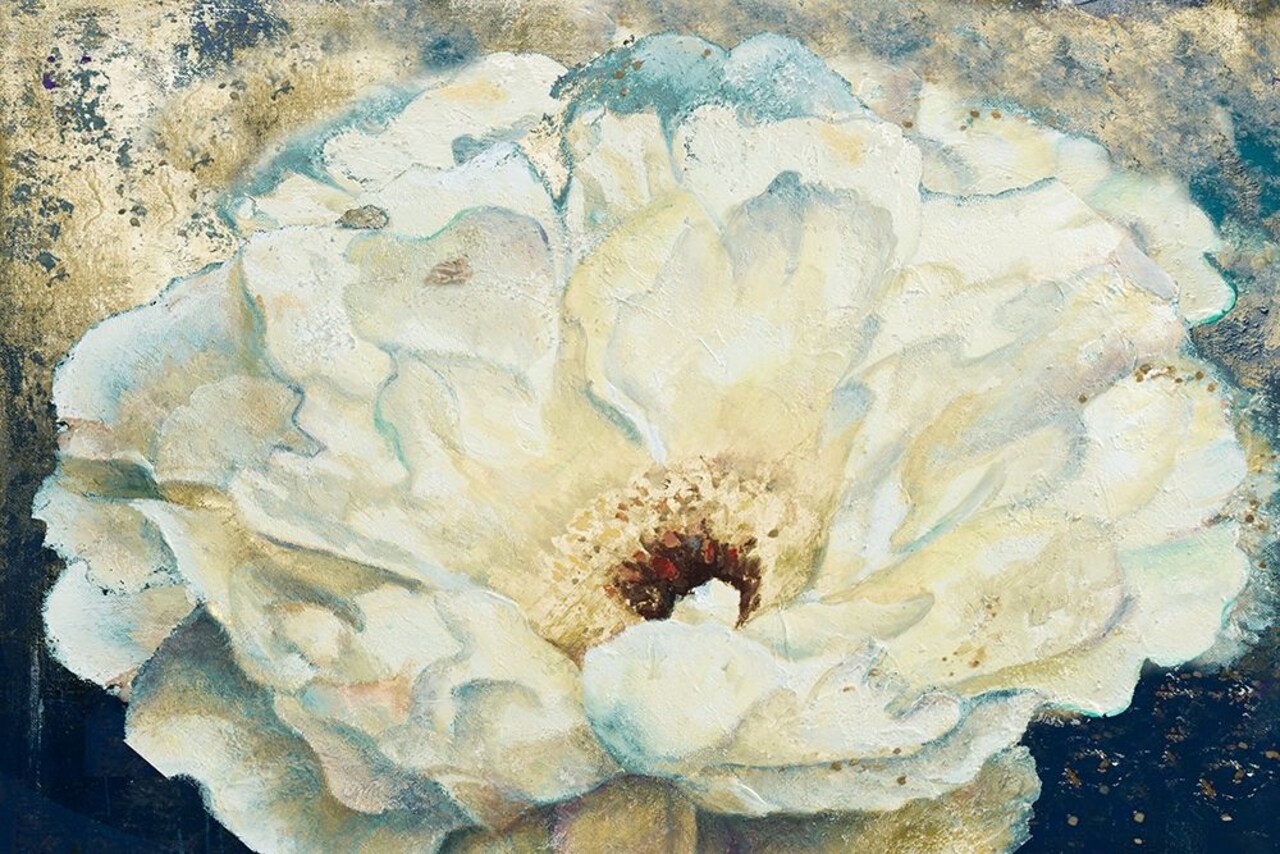 Zuzu Peony of Navy and Gold Poster Print by Patricia Pinto - Item # VARPDX11390FF